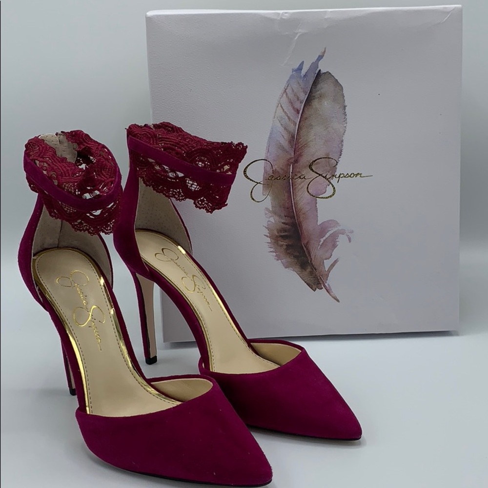 Jessica Simpson Portalynn Suede Pointed-Toe Pump